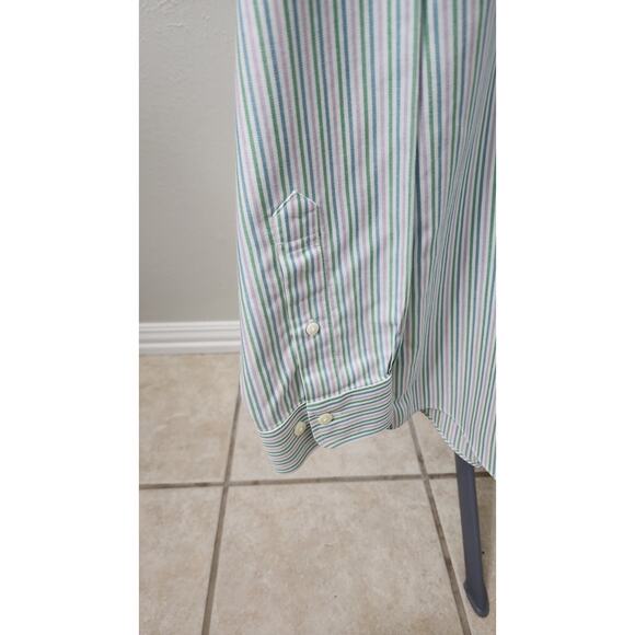Brooks Brothers Size L Striped 346 LS Shirt Non Iron Button Down - Picture 3 of 6